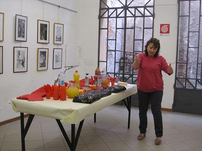 La mostra di Fernando Zannoli nella sala espositiva di Castel Bolognese, settembre 2013, foto 2