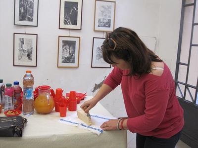 La mostra di Fernando Zannoli nella sala espositiva di Castel Bolognese, settembre 2013, foto 3