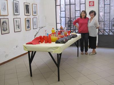 La mostra di Fernando Zannoli nella sala espositiva di Castel Bolognese, settembre 2013, foto 4