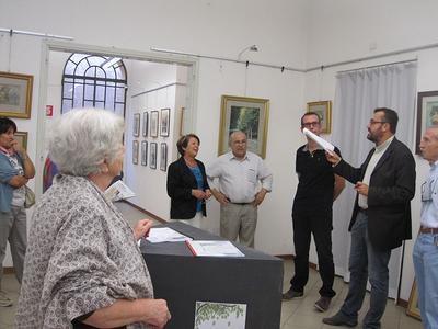 La mostra di Fernando Zannoli nella sala espositiva di Castel Bolognese, settembre 2013, foto 6