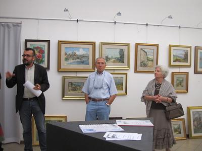 La mostra di Fernando Zannoli nella sala espositiva di Castel Bolognese, settembre 2013, foto 7