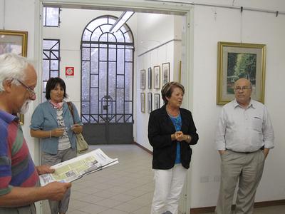 La mostra di Fernando Zannoli nella sala espositiva di Castel Bolognese, settembre 2013, foto 8