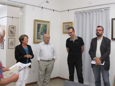La mostra di Fernando Zannoli nella sala espositiva di Castel Bolognese, settembre 2013, foto 9