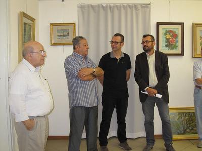 La mostra di Fernando Zannoli nella sala espositiva di Castel Bolognese, settembre 2013, foto 11