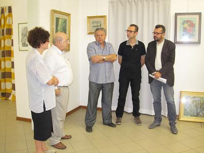 La mostra di Fernando Zannoli nella sala espositiva di Castel Bolognese, settembre 2013, foto 13
