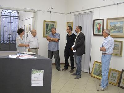 La mostra di Fernando Zannoli nella sala espositiva di Castel Bolognese, settembre 2013, foto 14