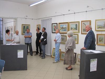 La mostra di Fernando Zannoli nella sala espositiva di Castel Bolognese, settembre 2013, foto 15