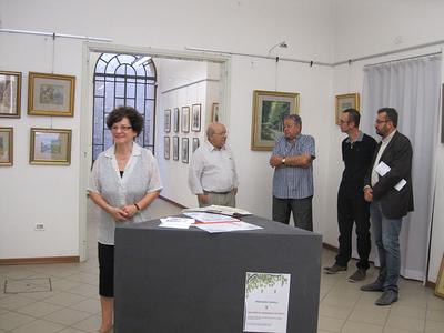 La mostra di Fernando Zannoli nella sala espositiva di Castel Bolognese, settembre 2013, foto 16
