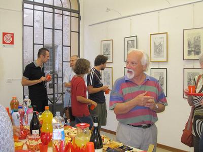 La mostra di Fernando Zannoli nella sala espositiva di Castel Bolognese, settembre 2013, foto 18
