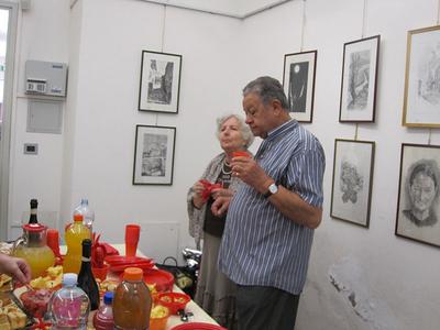 La mostra di Fernando Zannoli nella sala espositiva di Castel Bolognese, settembre 2013, foto 20