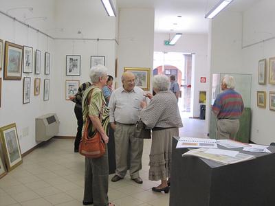 La mostra di Fernando Zannoli nella sala espositiva di Castel Bolognese, settembre 2013, foto 22
