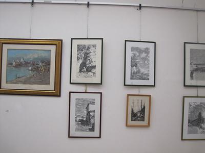 La mostra di Fernando Zannoli nella sala espositiva di Castel Bolognese, settembre 2013, foto 24